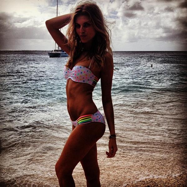 Maryna Linchuk in a bikini