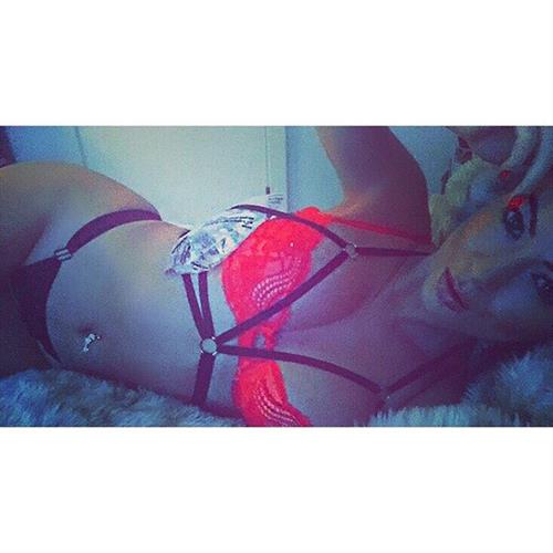 Laura Carter in lingerie