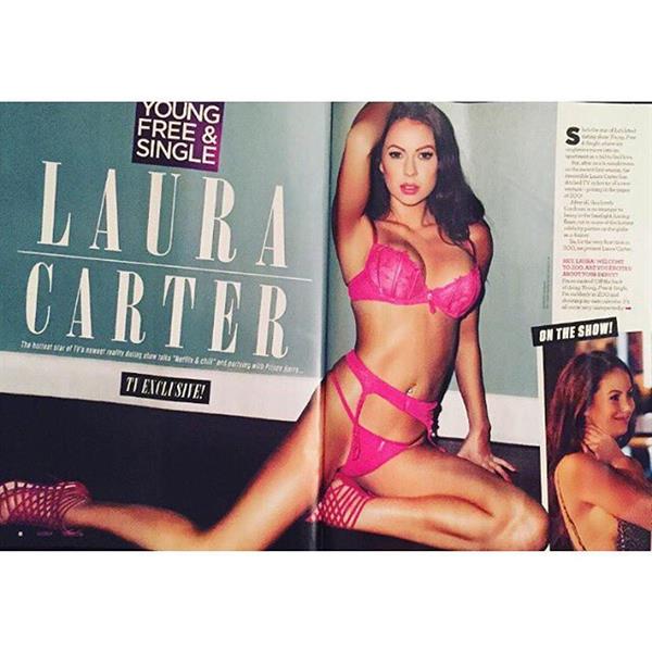 Laura Carter in lingerie