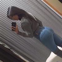 Julia Kelly taking a selfie and - ass