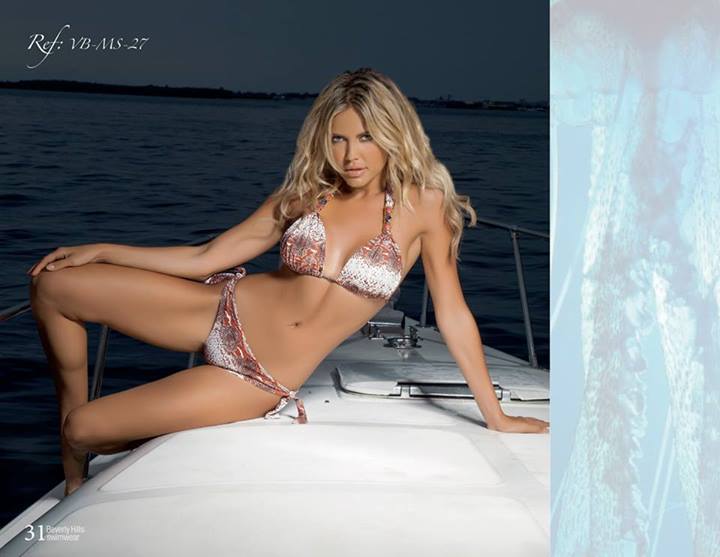 Tetyana Veryovkina in a bikini