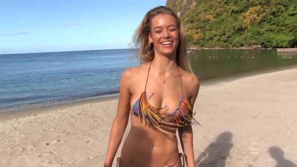 Hannah Ferguson in a bikini