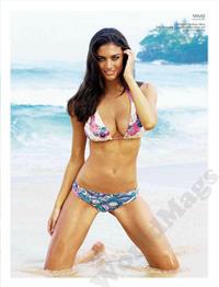 Lauren Mellor in a bikini