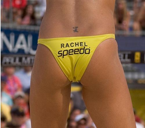 Rachel Wacholder in a bikini - ass