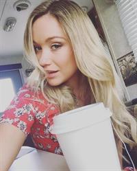 Katrina Bowden taking a selfie