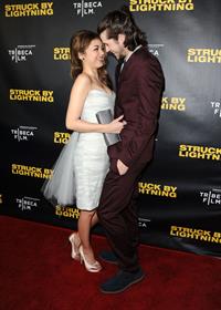 Sarah Hyland  Struck By Lightning  LA premiere 1/6/13