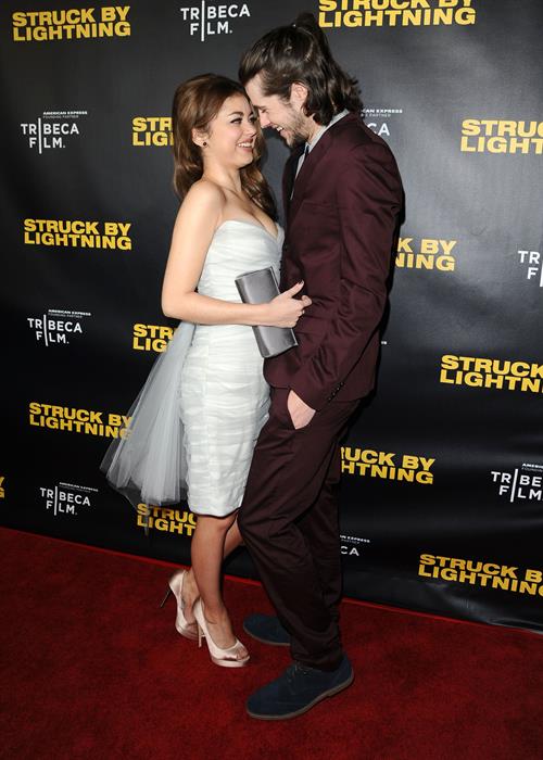 Sarah Hyland  Struck By Lightning  LA premiere 1/6/13