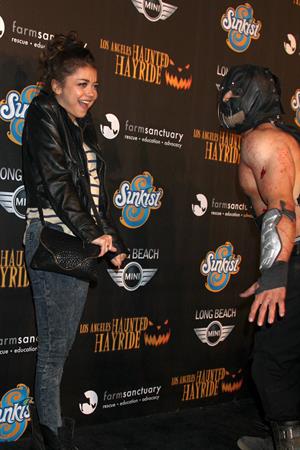 Sarah Hyland 4th annual Haunted Hayride LA 10/7/12 
