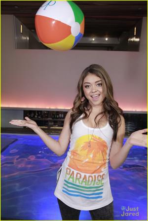 Sarah Hyland at the OP pool party