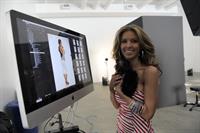 Audrina Patridge behind the scenes for the Bongo Spring 2011 campaign shoot