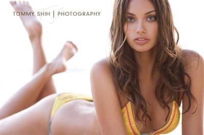 Anonymous in a bikini