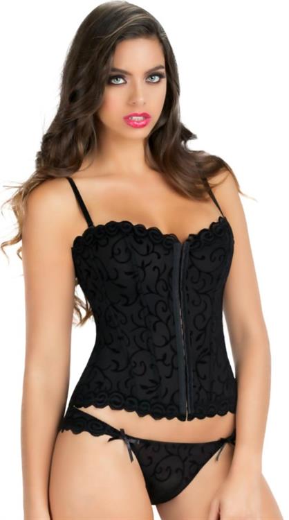 Priscilla Huggins Ortiz in lingerie