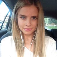 Tegan Martin taking a selfie