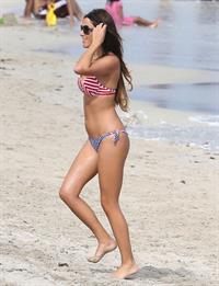 Claudia Romani in a bikini