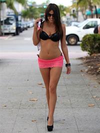 Claudia Romani in a bikini