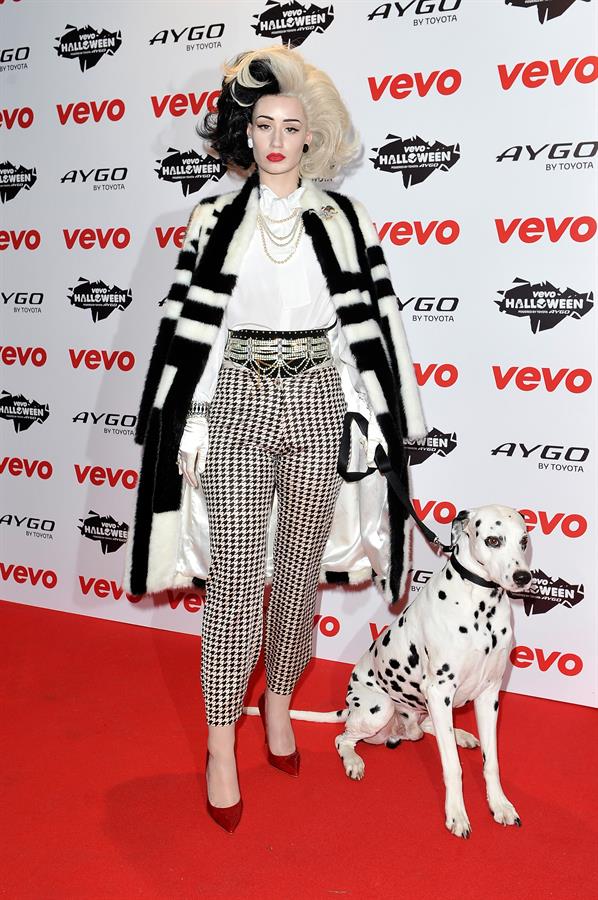 Iggy Azalea as Cruella Deville for Halloween