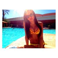 Lisa Ramos in a bikini