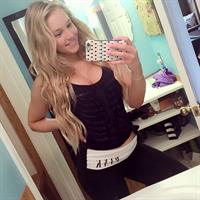 Courtney Tailor taking a selfie