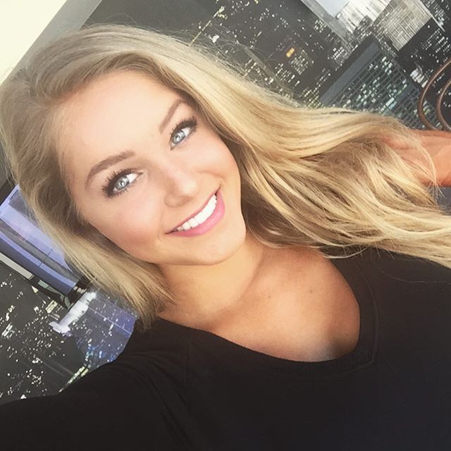 Courtney Tailor taking a selfie