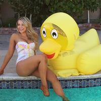 Courtney Tailor in a bikini