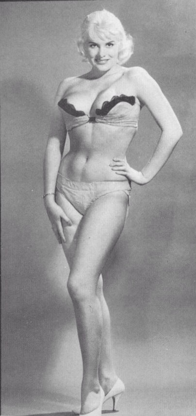 June Wilkinson in lingerie. 