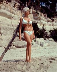 June Palmer in a bikini