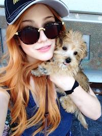Katherine McNamara taking a selfie