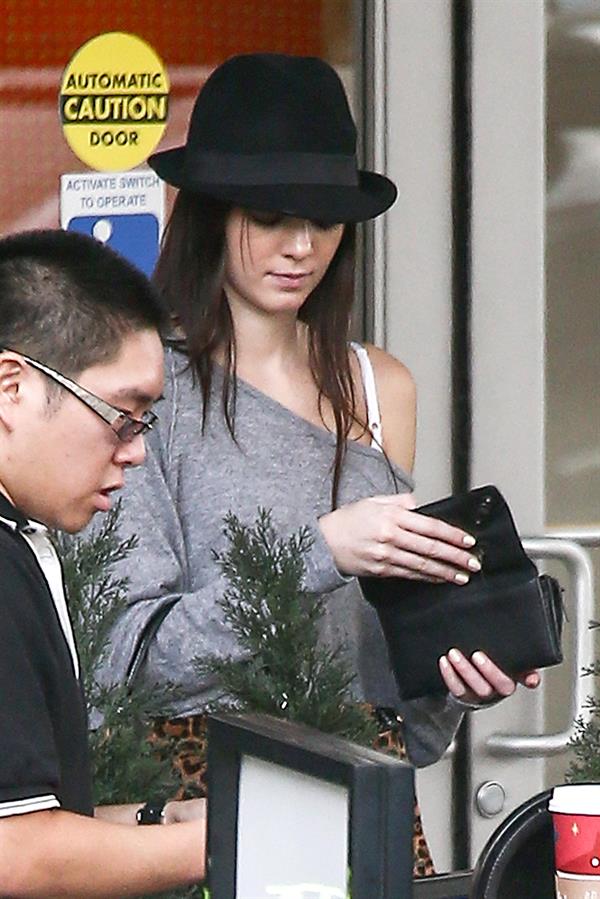 Kendall Jenner out Christmas shopping at Westfield Topanga Mall, CA December 23, 2012 