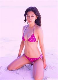 Ayumi Kinoshita in a bikini