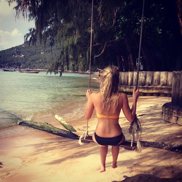 Tiffany Watson in a bikini