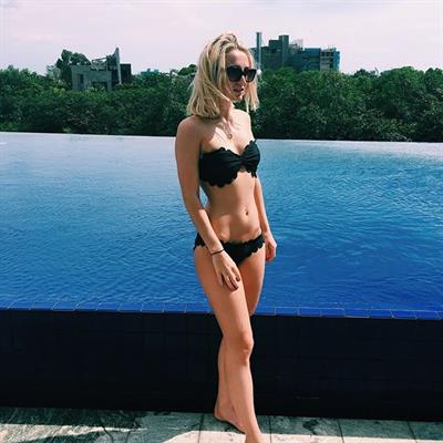 Tiffany Watson in a bikini