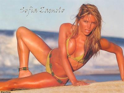 Sofia Zamolo in a bikini