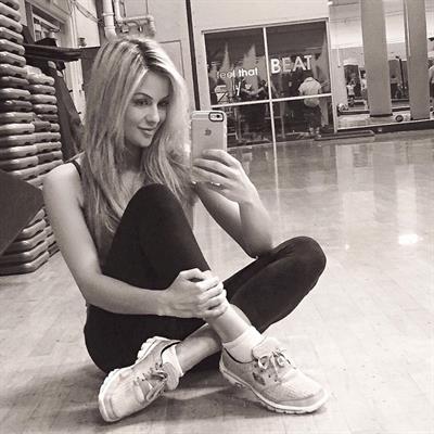 Audrey Allen taking a selfie