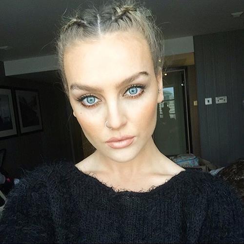 Perrie Edwards taking a selfie