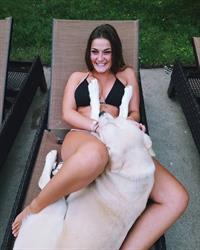 Anonymous in a bikini