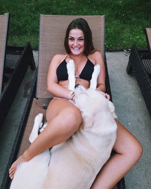 Anonymous in a bikini