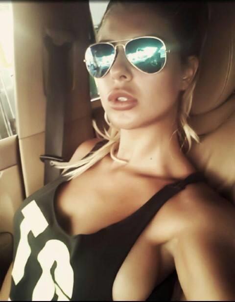 Andrea Ando taking a selfie