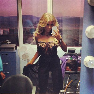 Andrea Ando taking a selfie