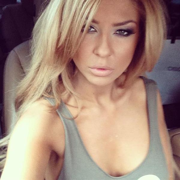 Andrea Ando taking a selfie