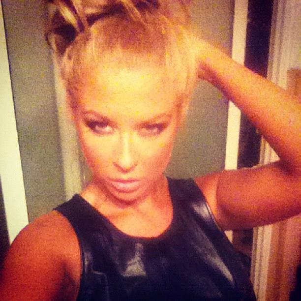 Andrea Ando taking a selfie