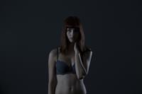 Susan Coffey in lingerie