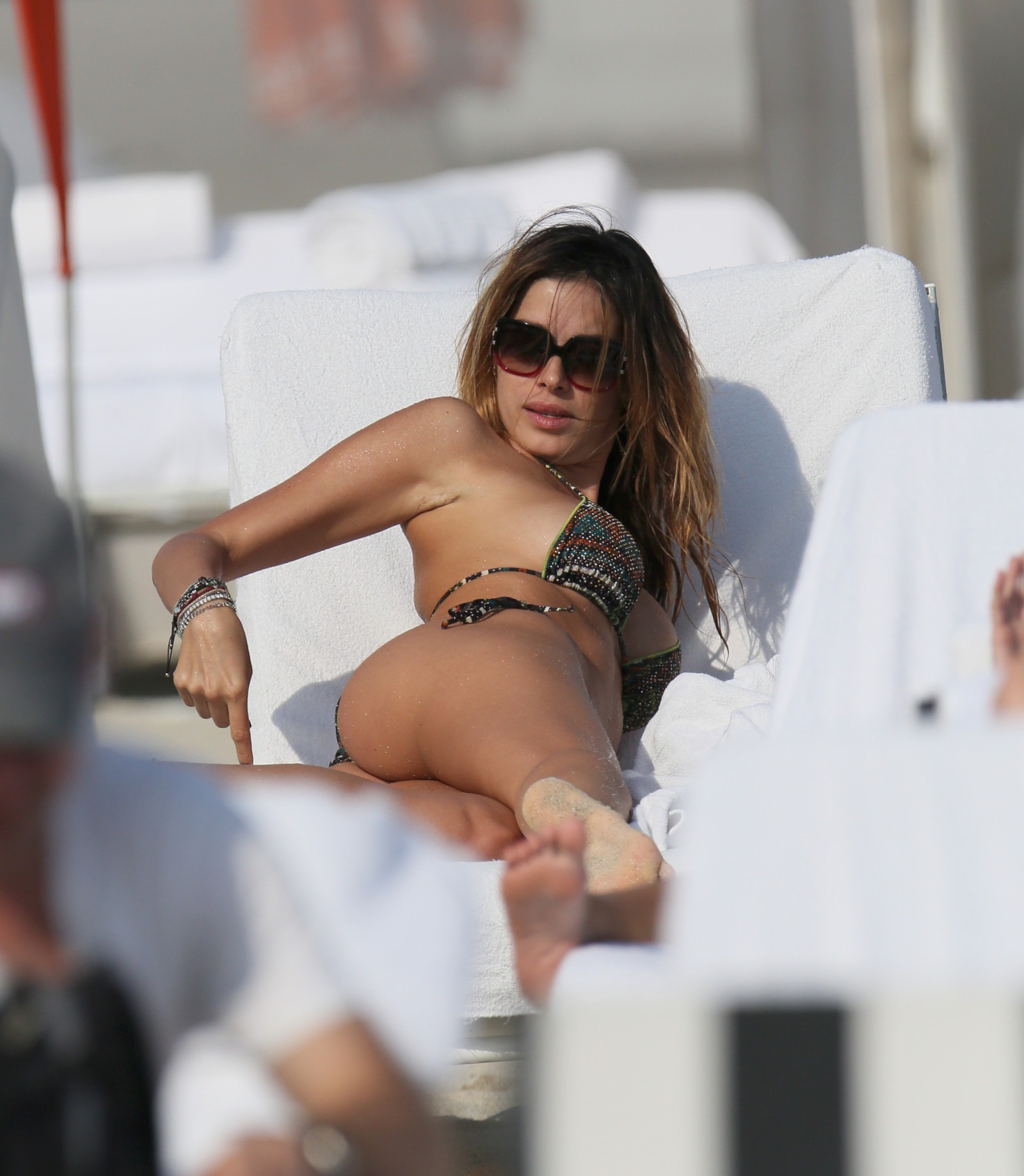 Aída Yéspica in a bikini