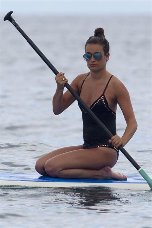 Lea Michele in a bikini