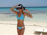 Darya Klishina in a bikini