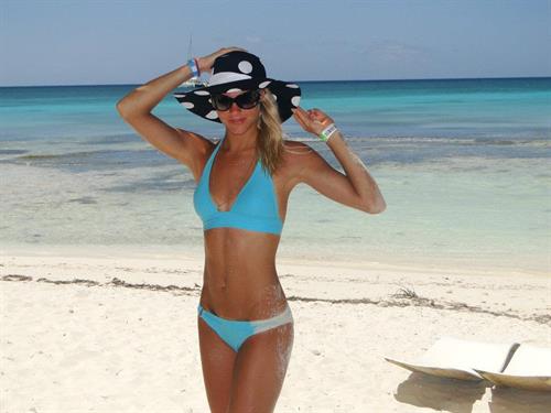 Darya Klishina in a bikini