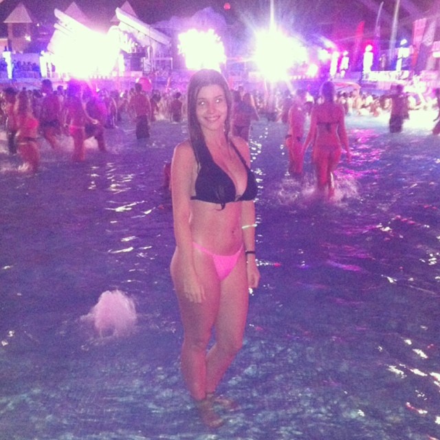 Carolina Neto in a bikini