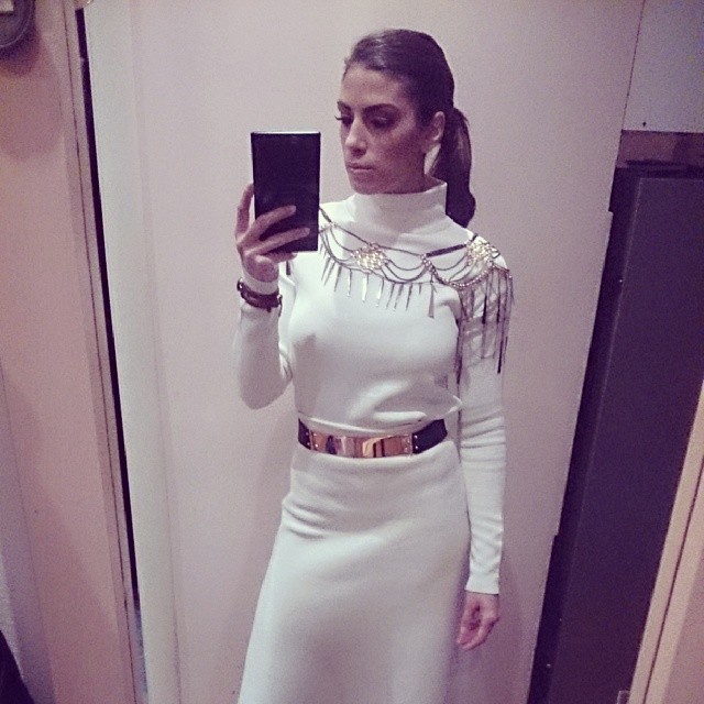 Ivana Španović taking a selfie