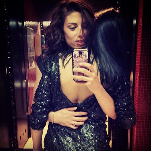 Ivana Španović taking a selfie