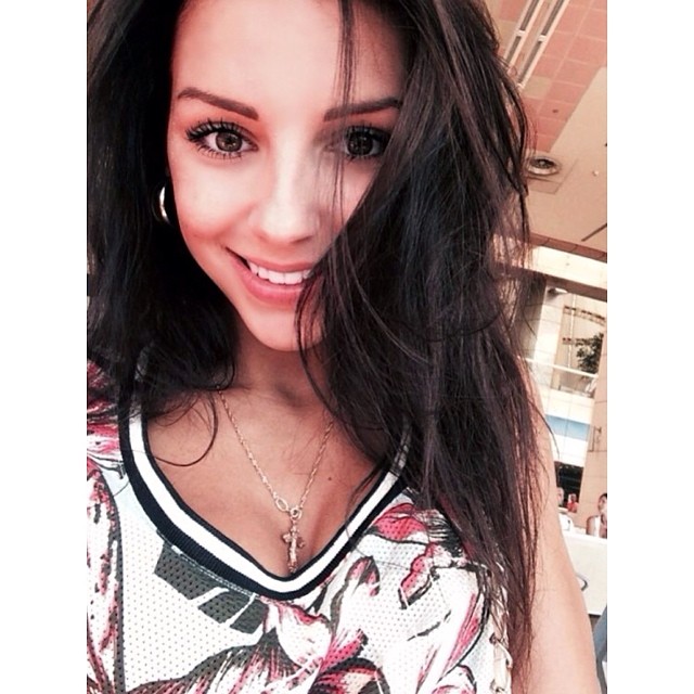 Galina Dubenenko taking a selfie