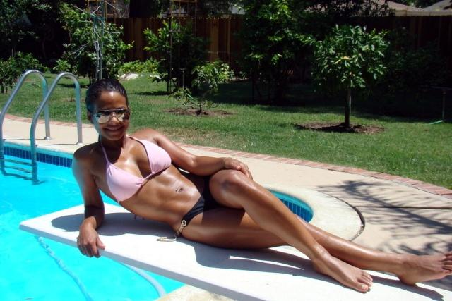 Christina Milian in a bikini